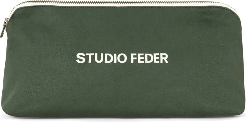 Celia Mini Toiletry Bag - Canvas - Green - 22X12X8CM