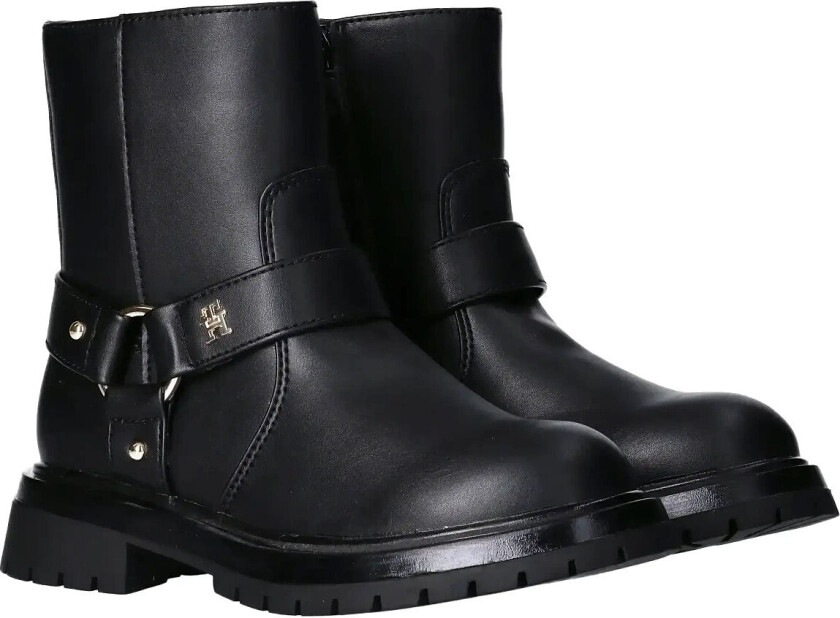 Booties Faux Leather - Black - 37/23.5CM