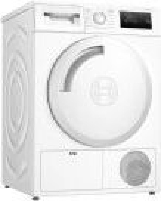 Serie 4 WTH83003 - Tørker - høyde: 85 cm - frontileggelse - hvit