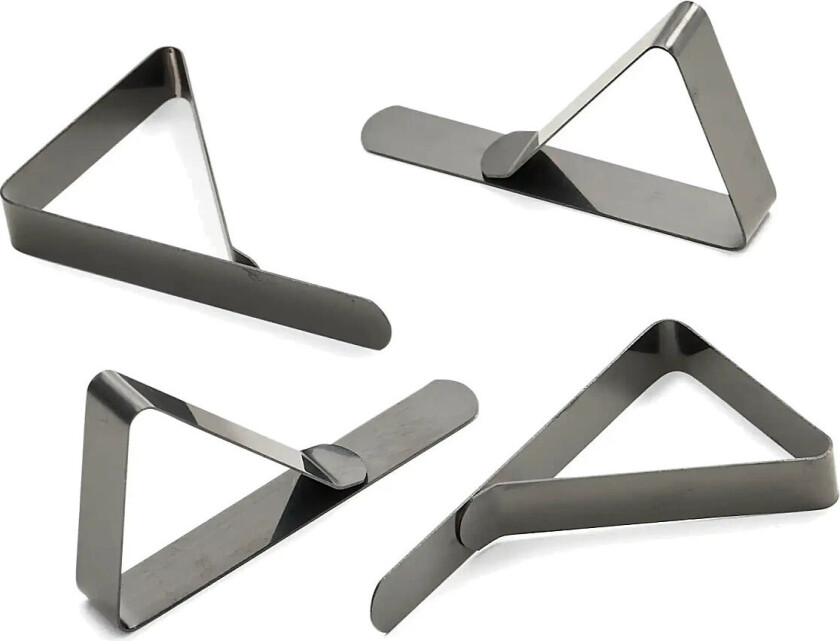 Dugklemmer 4 Stk. - Grey - ONE SIZE