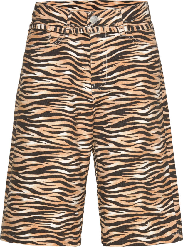 Low Rise Cargo Cotton Twill Jorts - Multi/patterned - 32