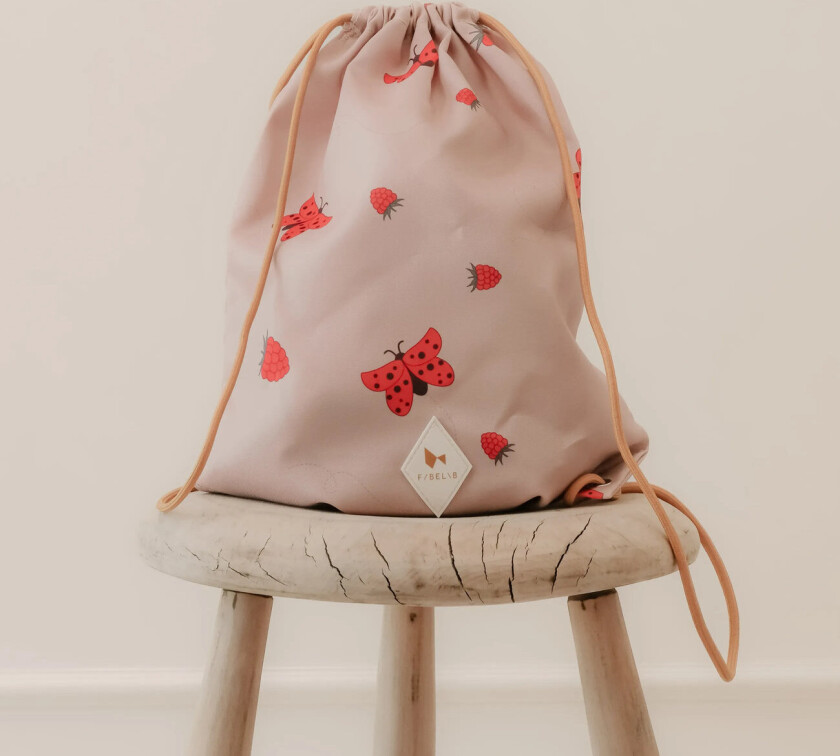 String Bag - Into The Garden - Pink - ONE SIZE