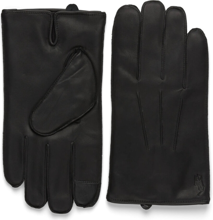 Insulated Sheepskin Touch Screen Gloves - Black - M