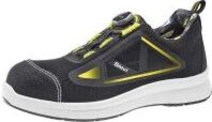Sievi Racer Free Roller S1P, Unisex, Safety shoes, Svart, Hvit, EUE, PU lær, Tekstil
