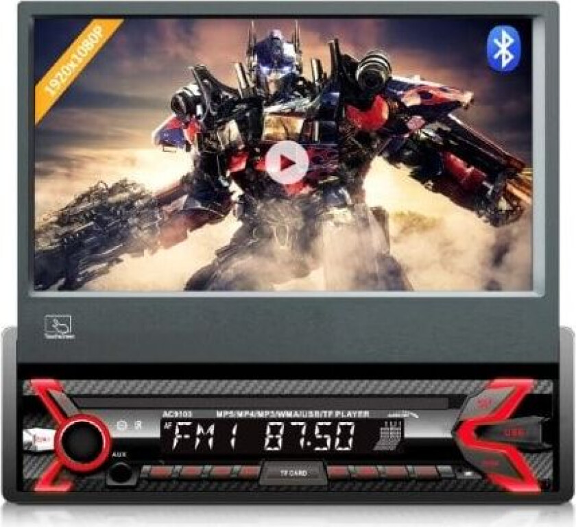 Audiocore AC9100, Bil, Digital, AM, FM, 87,5 - 108 Mhz, 522 - 1620 kHz, 100 - 10000 Hz