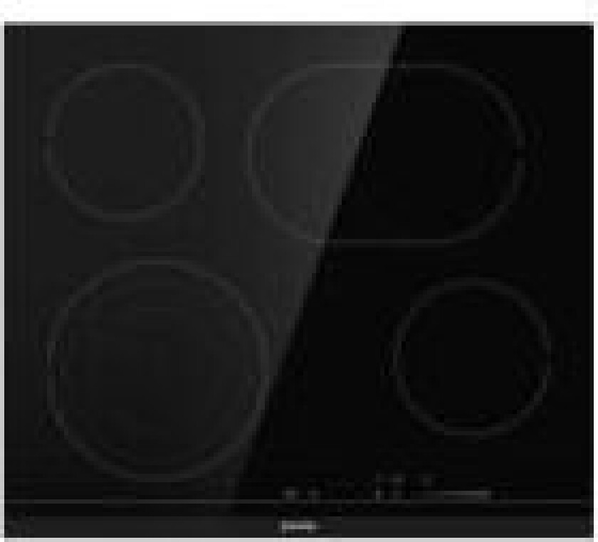 ECS646BCSC, Sort, Innebygget, Keramisk, Glass-keramikk, 4 zone(s), 4 zone(s)