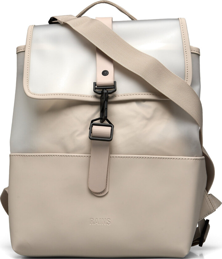 Split Bucket Backpack W3 - Beige - ONE SIZE