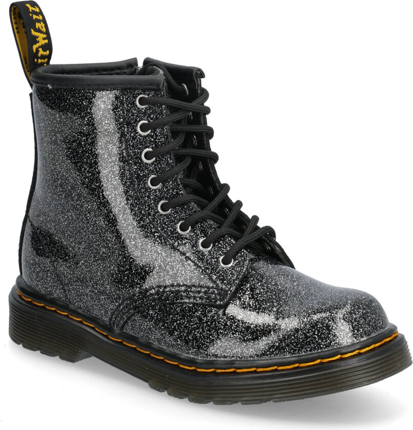 1460 T Black+Silver Nebula Glitter - Black - 24