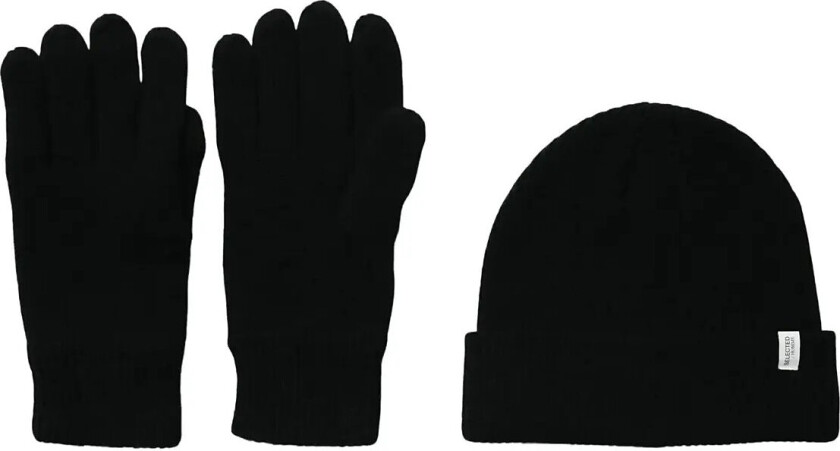 Slhcray Wool Blend Giftbox - Black - ONE SIZE