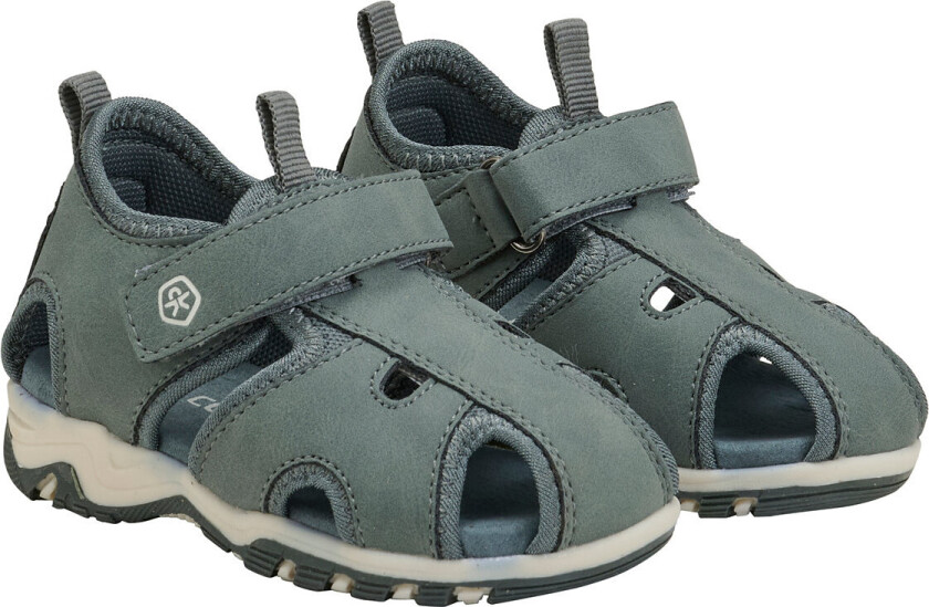 Baby Sandals W. Velcro Strap - Green - 29