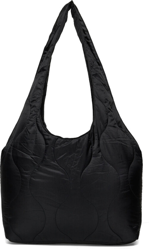 Padded Nylon Tote Bag - Black - ONE SIZE