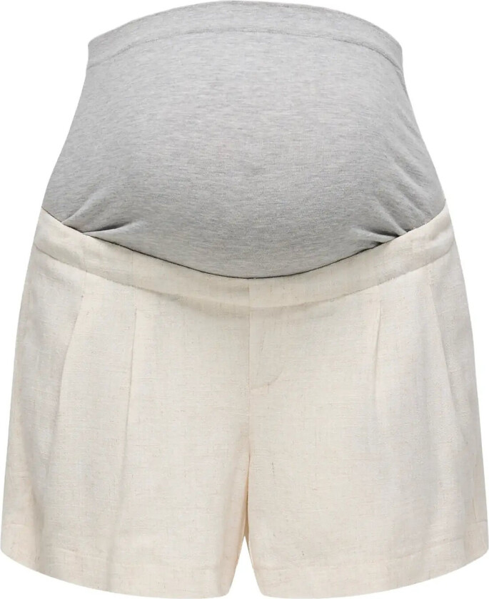 Olmsiesta Hw Linen Bl Shorts Pnt - Cream - L
