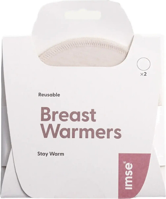 Breast Warmers Merino Wool, 1 Pair - White - ONE SIZE