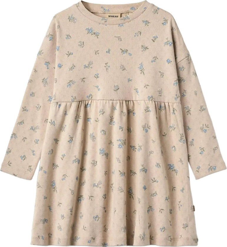 Jersey Dress L/S Emmy - Beige - 110
