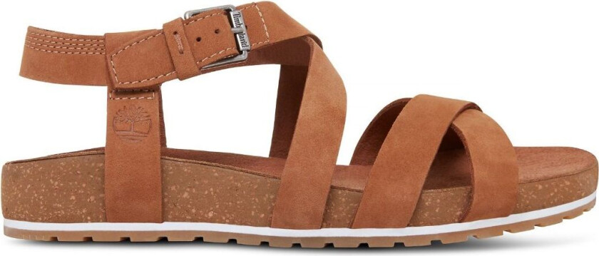 Women's Malibu Waves Ankle Strap Sandal Saddle 39, Saddle