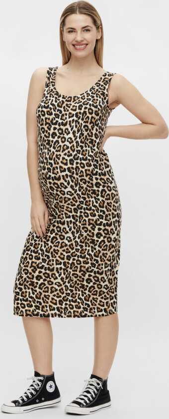 Mlsannie Sl Midi Dress 2-P - Black - M