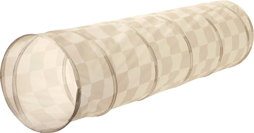 Play Tunnel, Checkerboard Beige - Beige - ONE SIZE