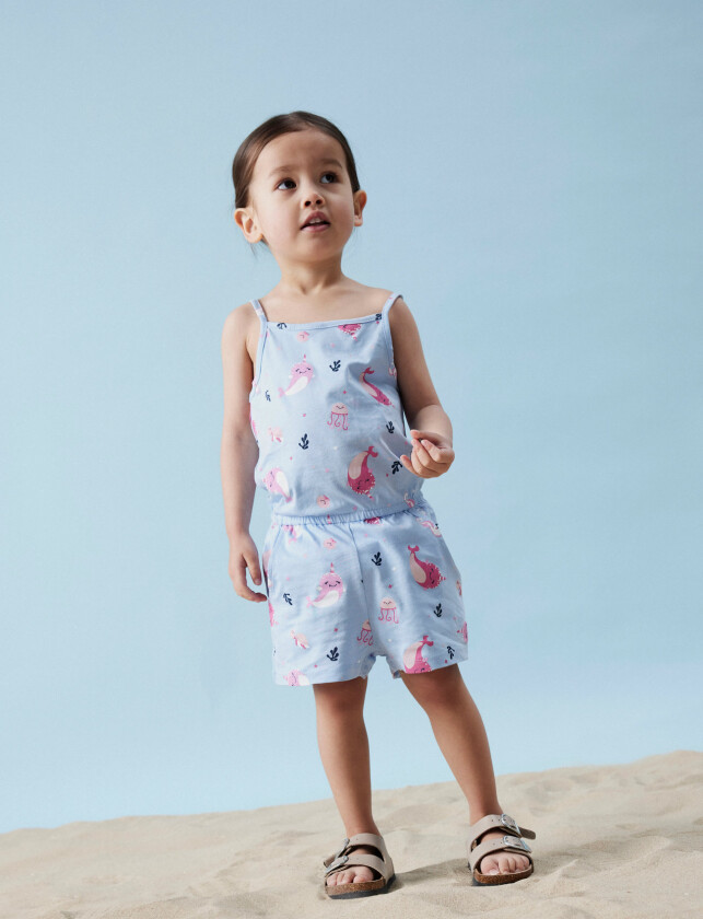 Nmfvigga Strap Suit - Blue - 92