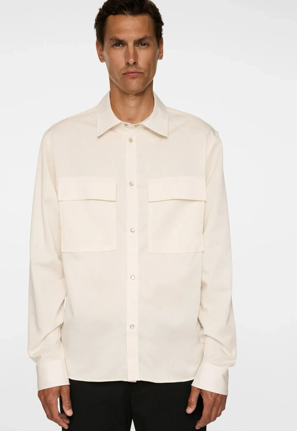 Finnigan Tencel Twill Shirt - Cream - XXL