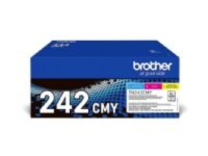 TN 242CMY Value Pack - Laser toner Blå