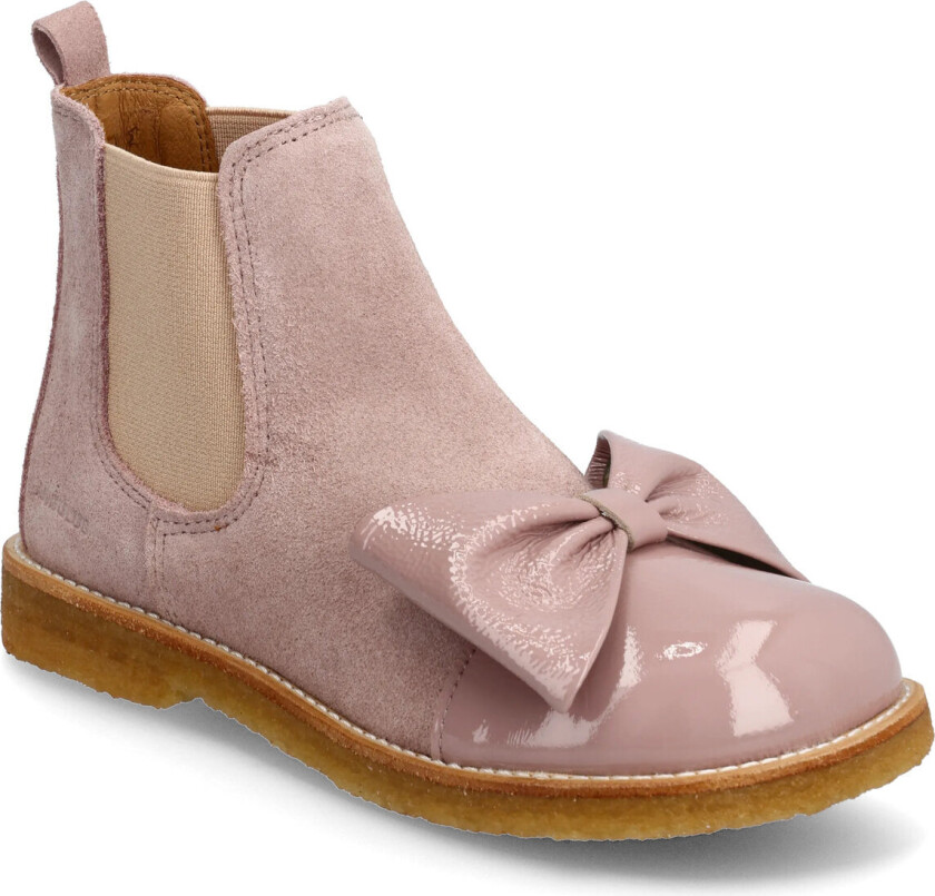 Booties - Flat - With Elastic - Pink - 24