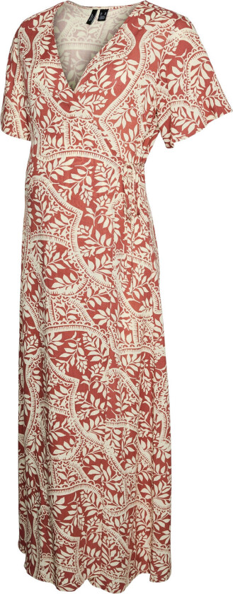 Vmmbali S/S Ancle Wrap Dress Wvn Ga - Multi/patterned - XS