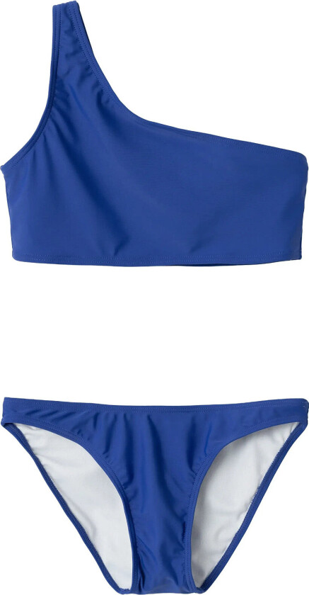 Nlfzilse One Shoulder Bikini - Blue - 170-176