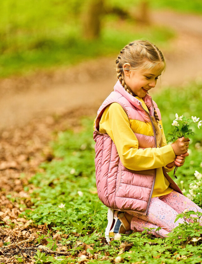 Colorblock Sandals W. Velcro - Coral - 31