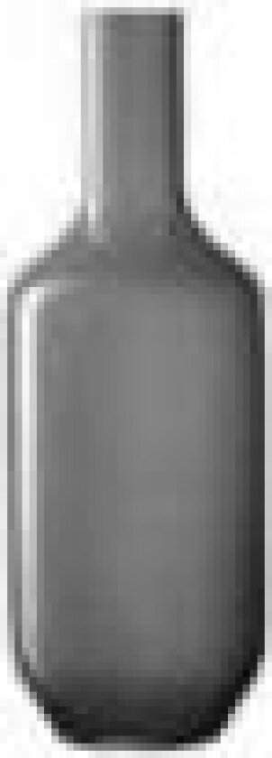 041745, Flaske-formet Vase, Grå, Blank, Innendørs, 390 mm, 140 mm