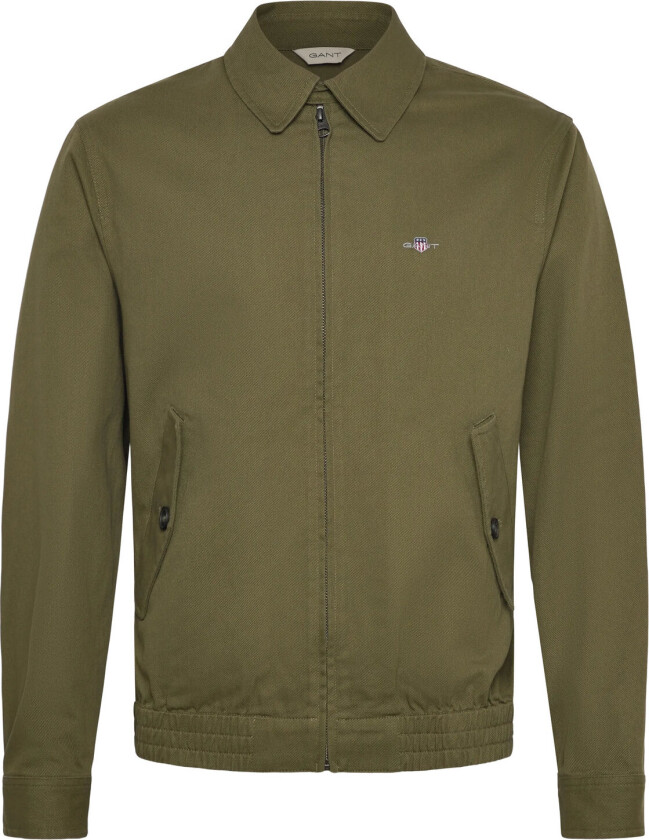 Cotton Twill Jacket - Khaki green - XXXL