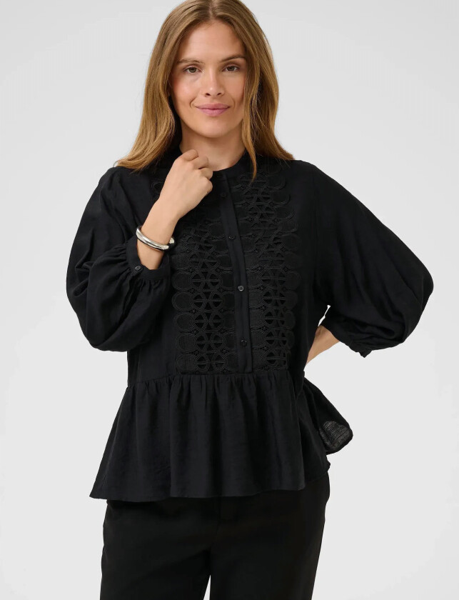Cuurta Blouse - Black - M