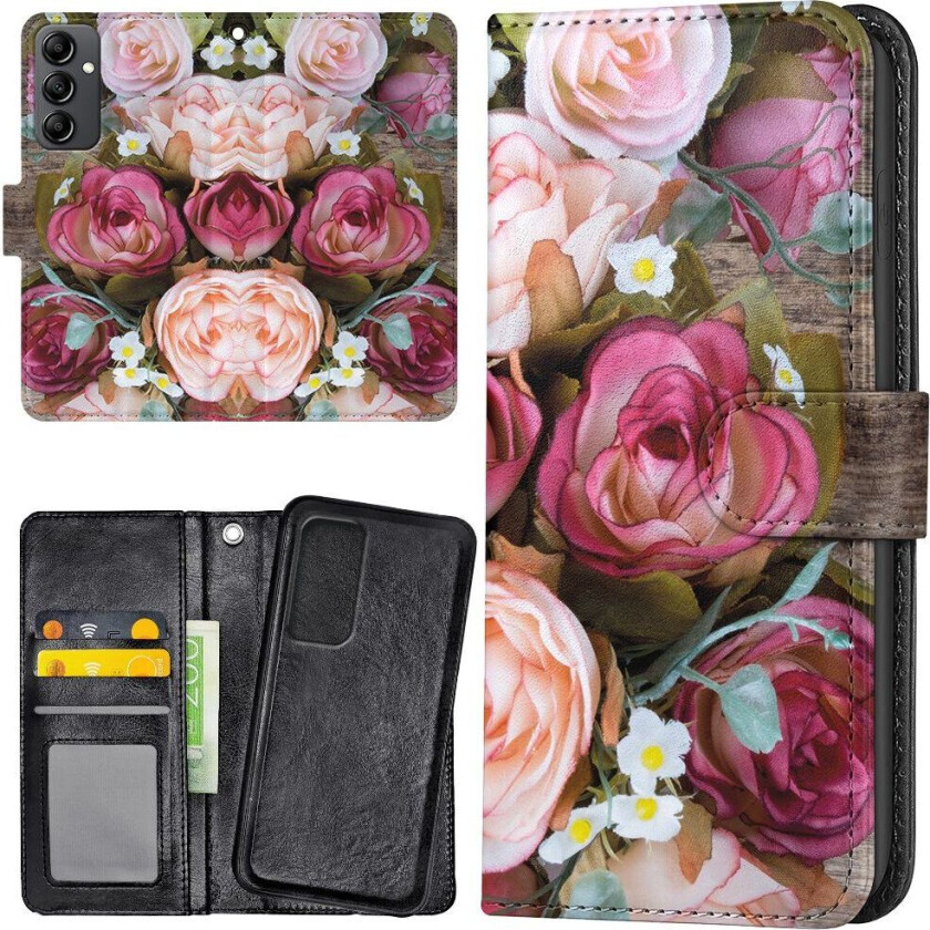 Samsung Galaxy S24 - Lommebok Deksel Blomster