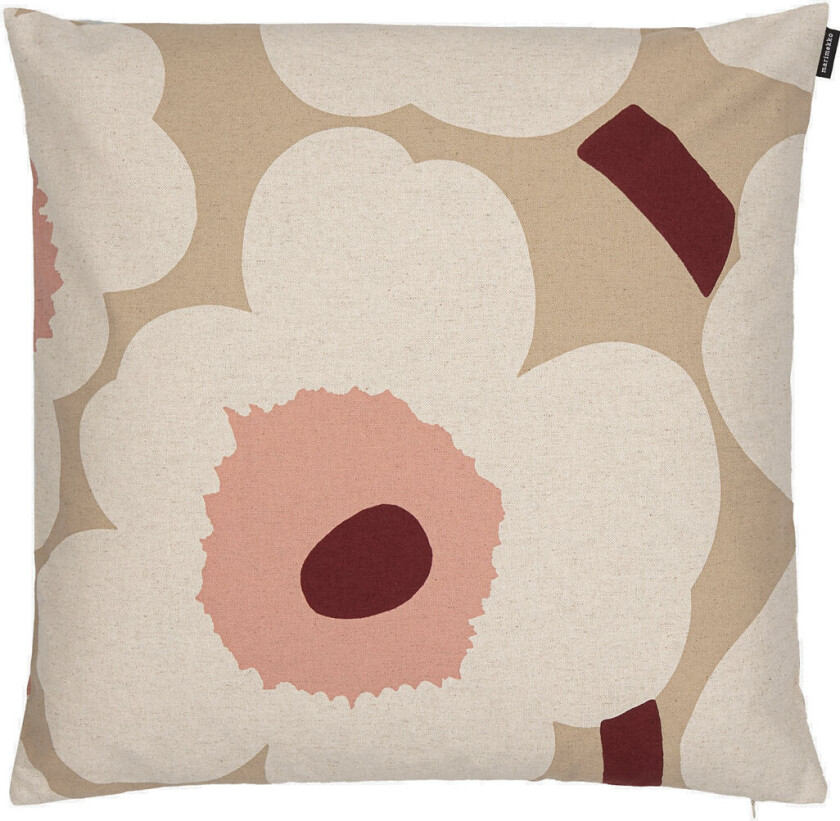 Unikko Pillow Case 50X50Cm - Beige - 50X50CM