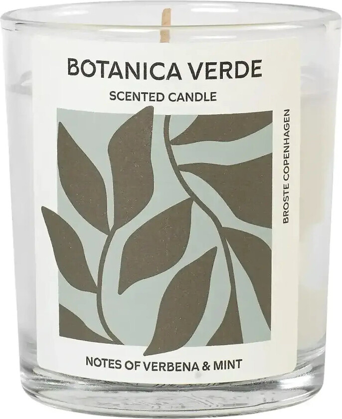Botanica Verde Scented Candle - White - Ø 7.4 CM
