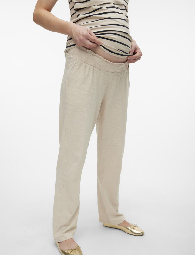 Mlivy Jrs Pants Noos - Cream - XXL