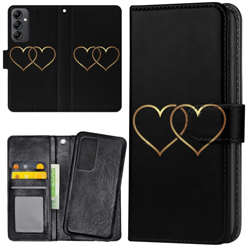 Samsung Galaxy S24 - Lommebok Deksel Double Hearts