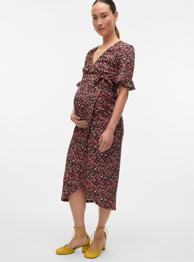 Bilde av Mlpatrizia Tess 24 Jrs Midi Dress 2F - Black - XS