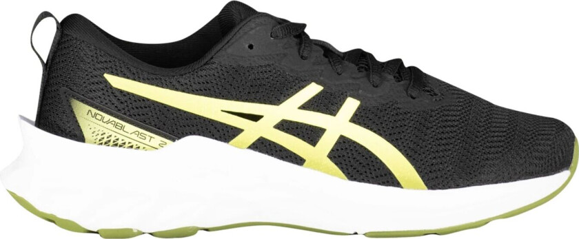 Asics Novablast 2 Gs, løpesko, barn Black/glow Yellow