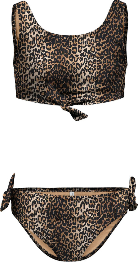 Kogbeach Knot Bikini Set Acc - Brown - 158-164