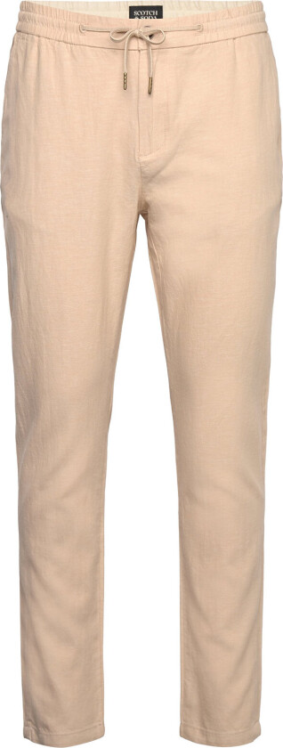Seasonal Core - Warren Cotton-Linen Twill Jogger - Beige - 36 x 32