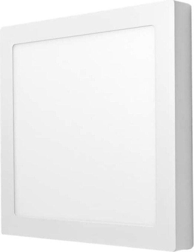 Wi-Fi Smart - Taklampe - LED - 18 W (ekvivalent 75 W) - klasse F - RGB / varmt til kaldt hvitlys - 2700-6500 K - kvadrat - hvit