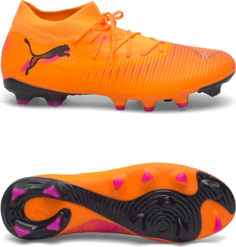 Future 8 Match Fg/ag Hot Pursuit - Varmebrann/ Svart/ravish, størrelse 42