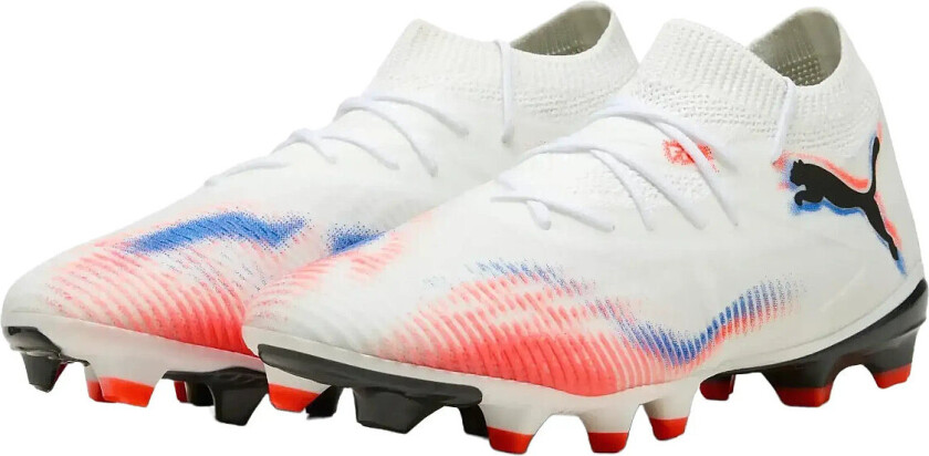 Future 8 Match FG/AG Untamed - White/ Svart/rød Kvinner, størrelse 36