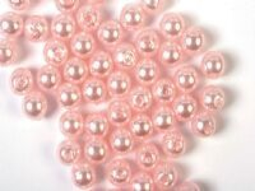 Voksperler 3mm 500g l.rød