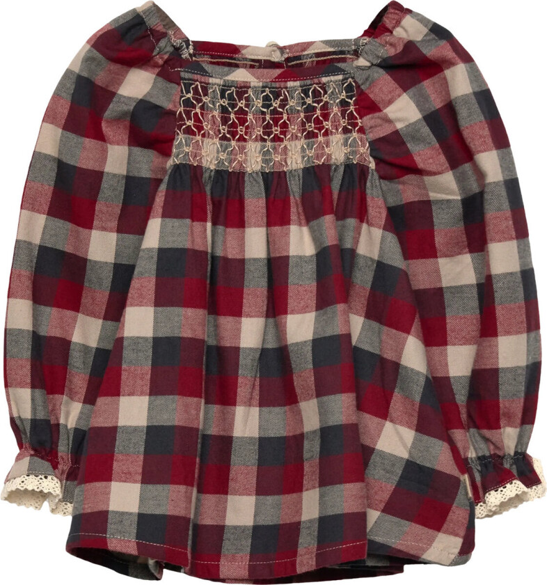 Dress L/S Lace Bella - Red - 68