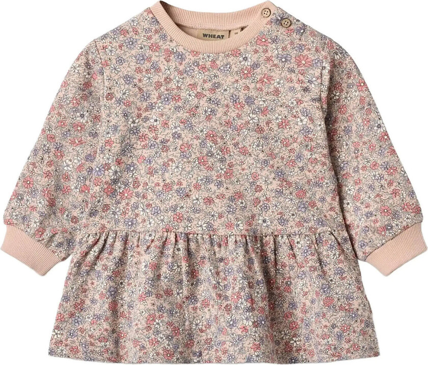 Sweat Dress L/S Zenia - Pink - 68