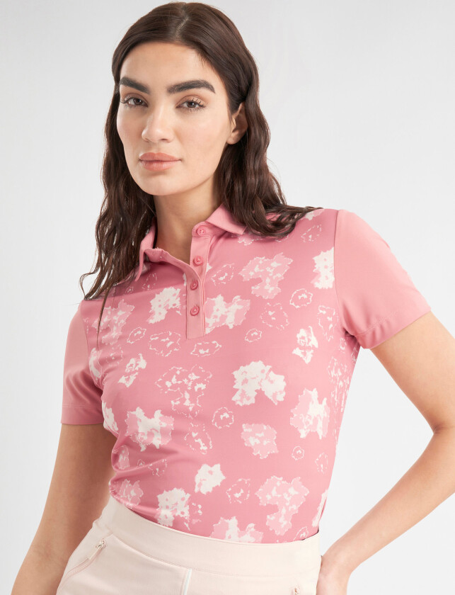 Harmony Printed S/S Shirt - Pink - S