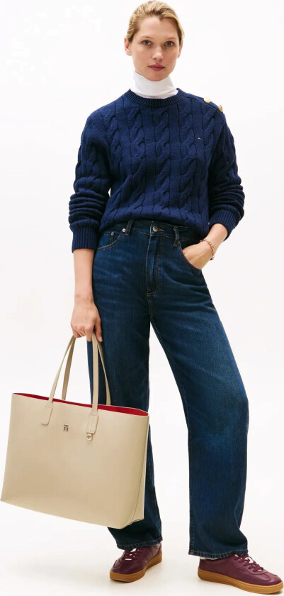 Th Icon Tote - Beige - ONE SIZE