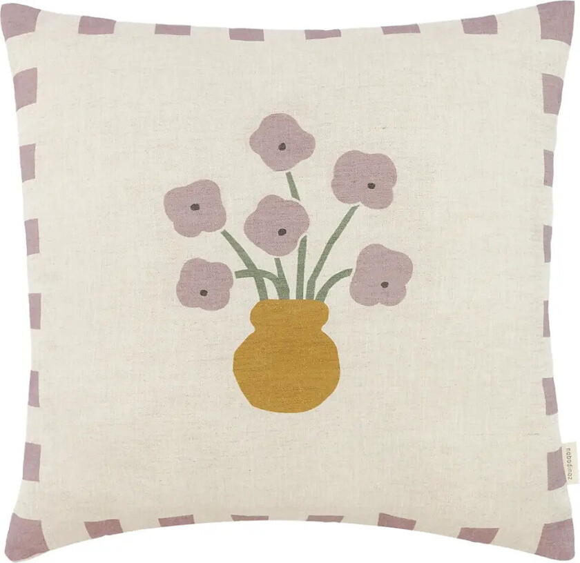Vibes Square Cushion Linen 40X40 - Cream - ONE SIZE