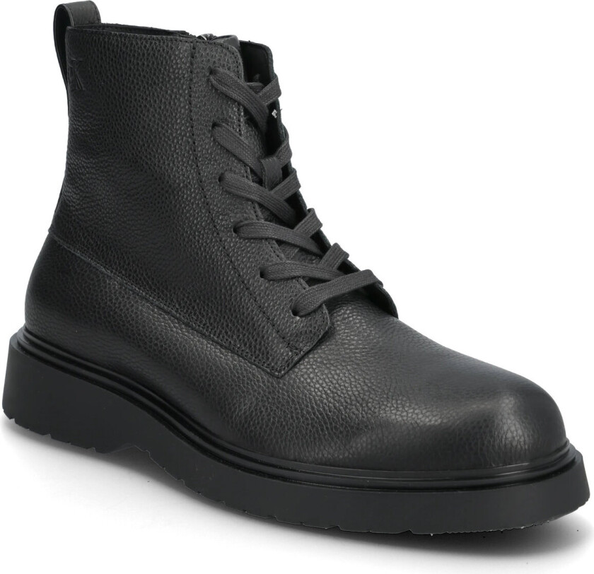 Combat Ess Lace Up Zip Boot Lth - Black - 40